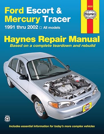 Ford Escort & Mercury Tracer (91-02) Haynes Repair Manual