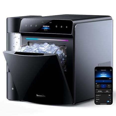 GoveeLife Smart Countertop Ice Maker 2 Pro, 3 Mins 9 Ice Cubes with 3 Sizes