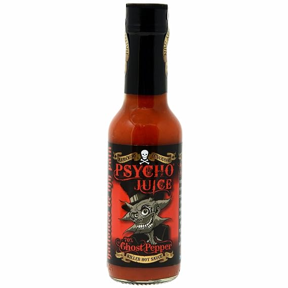 Psycho Juice Hot Chili Sauce 70% Ghost Pepper