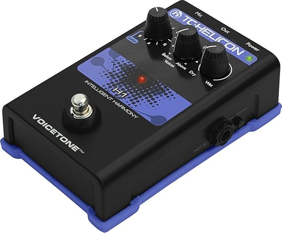 TC Helicon VOICETONE H1 Single-Button Stompbox for Realistic Guitar Controlled Vocal Harmony