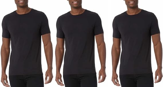 32 Degrees Cool Men's 3 Pack Short Sleeve Crew Neck T-Shirts