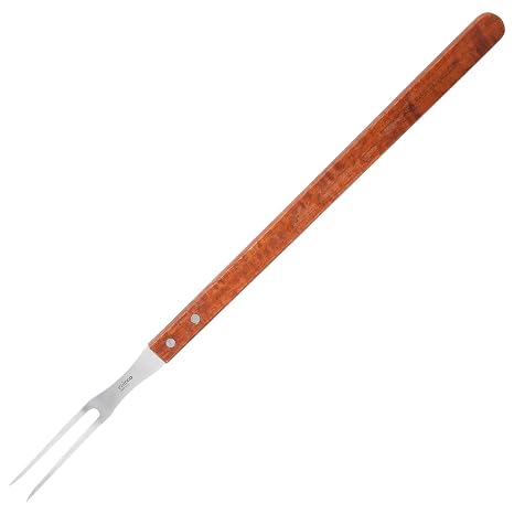 Winco 21" Pot Fork, Wooden Hdl