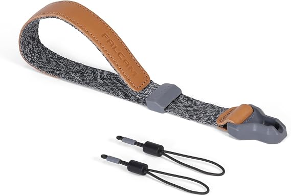 FALCAM Camera Wrist Strap,Adjustable Quick Release Hand Strap with Quick Connector(Ash) -M00A3801