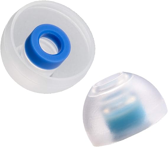 New SpinFit CP360 for True Wireless Earbuds - XL/L - Medical Grade Silicone Patented Replacement Ear Tips, Fits XM5, Beats Studio Buds +, MTW3 & More (2 Pairs) (for Nozzle Dia. from 4-5.5mm)
