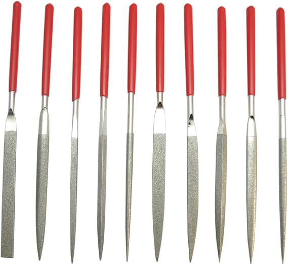 Diamond Needle Files Fine Grit Set of 10 Assorted