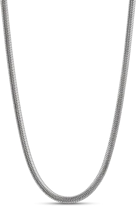 Çelik Zincir Kolye Erkek Unisex, 316L Paslanmaz Çelik Kolye 60 cm, Gurmet Yılan Balık Sırtı Tilki Kuyruğu Küp Zincir Modelleri, Siyah Gümüş Minimal Kolye