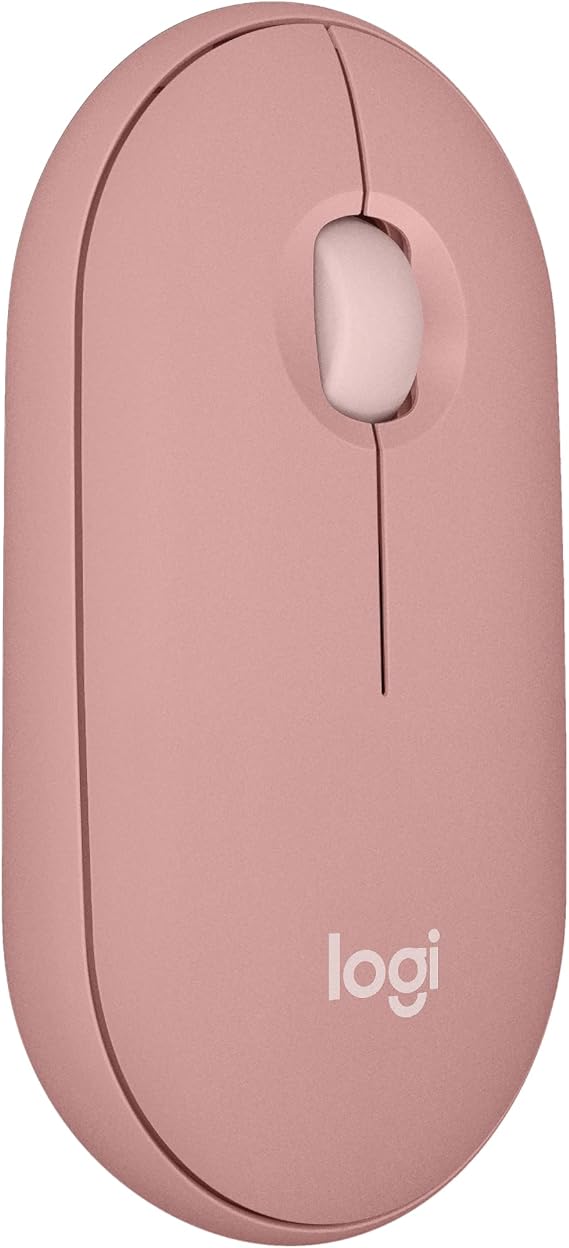 Logitech M350s Pebble 2 Bluetooth Wireless Mouse - Tonal Rose