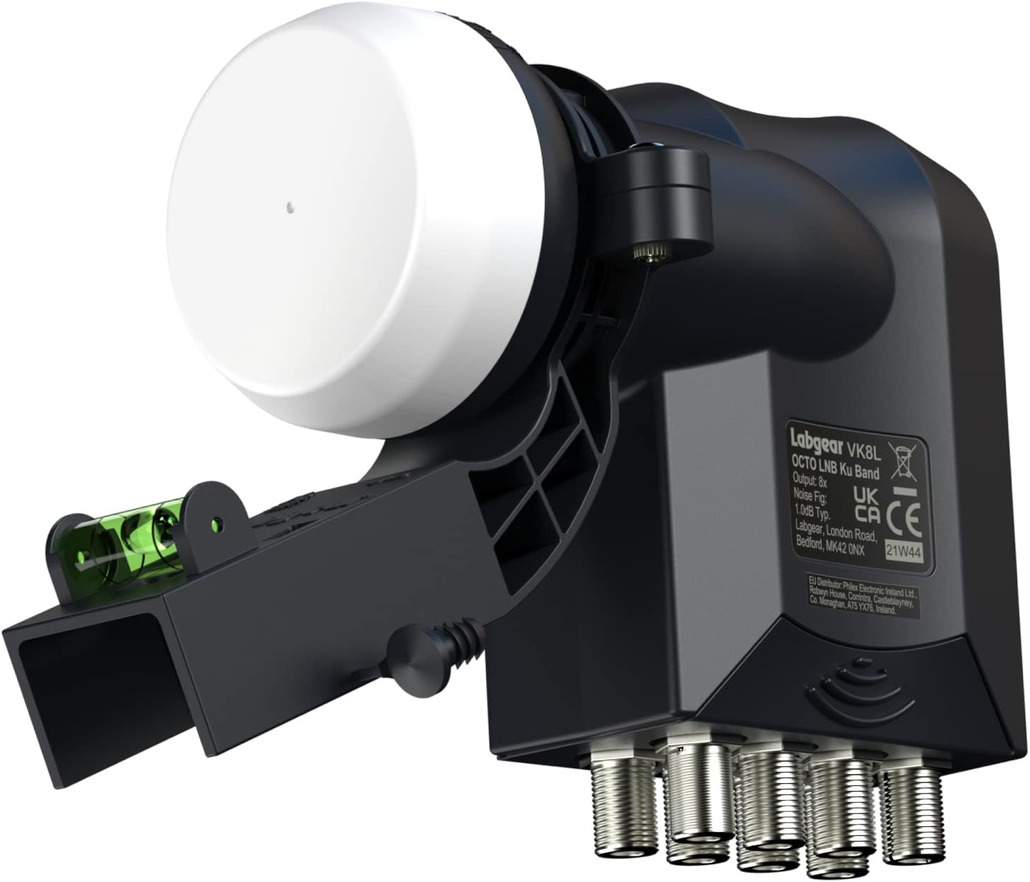 Labgear Universal Octo 8 Output LNB for SKY HDFreesat HD TV KU Band Satellite Receiver with MK4 Bracket