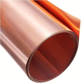 Copper Sheet Roll,Metal Coil, Pure Cu Foil Roll for DIY and Creative Processing, Length 2m,Thickness 0.3mm,Width 15mm(Width 5mm)
