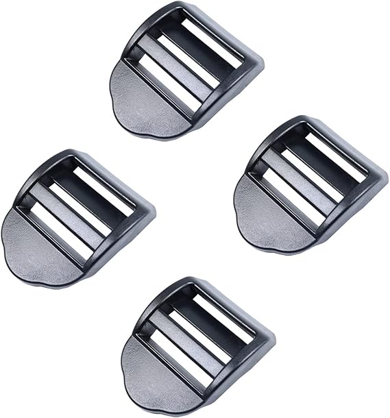 Ladder Lock Slider,Heavy Duty Plastic Ladderlock Slider Adjustable Lock Ladder Slide Buckle Adjuster for Backpack