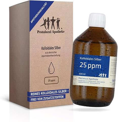 Colloidal Silver 25 ppm 500 ml
