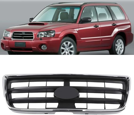 Fit For Subaruu Forester 2003 2004 2005 Front Bumper Grille With Dark Gray Insert