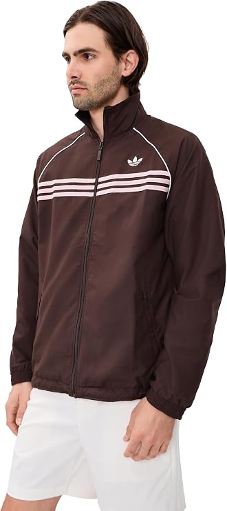 adidas Men's Chest Stripe Track Jacket