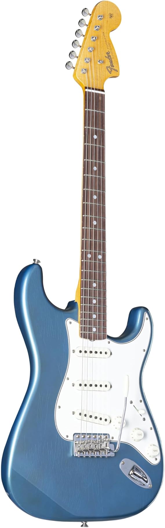 Fender Custom Shop '66 Stratocaster Deluxe Closet Classic - Aged Lake Placid Blue