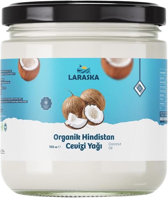 Organik Hindistan Cevizi Yağı 150ml Soğuk Sıkım - Organic Coconut Oil