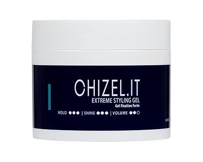 SUDZZFX CHIZEL.IT Hard Rock Hair Gel - Hard Holding Gel - Extreme Hold Hair - Hair Care Hair Curler - Alcohol-Free 6.8OZ