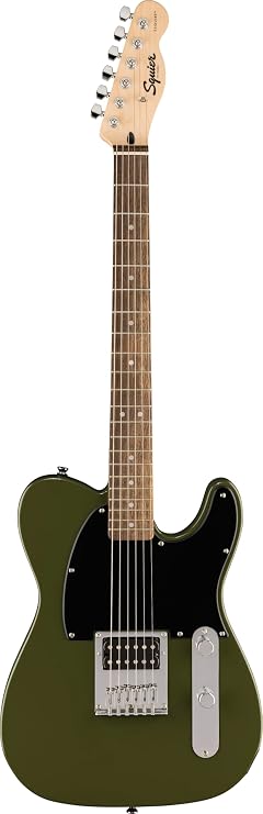 Squier Sonic Esquire H Electric Guitar, Olive, Laurel Fingerboard