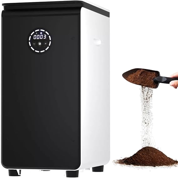 GEME PRO 19L Electric Composter Kitchen, Decomposes 11 Lbs Food Waste Daily