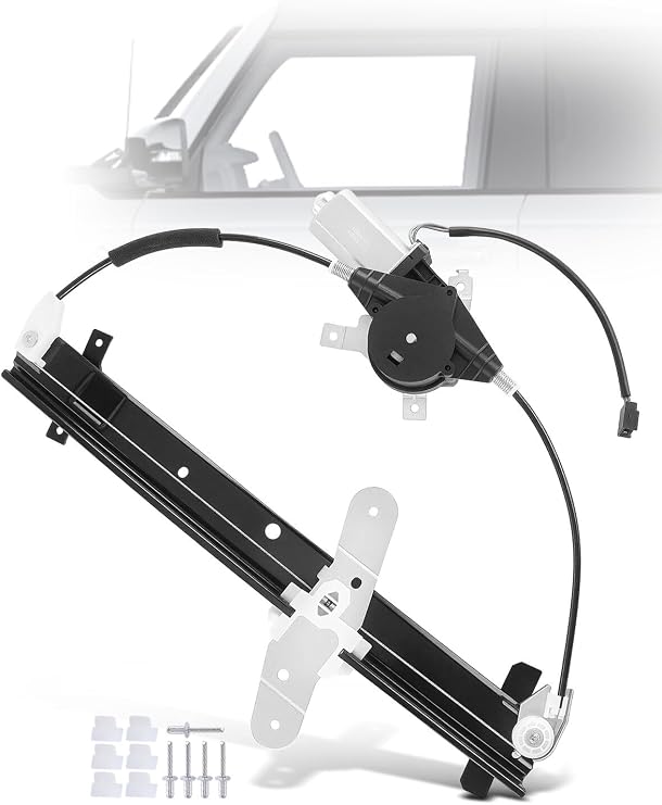 YHTAUTO Front Driver Side Power Window Regulator w/Motor