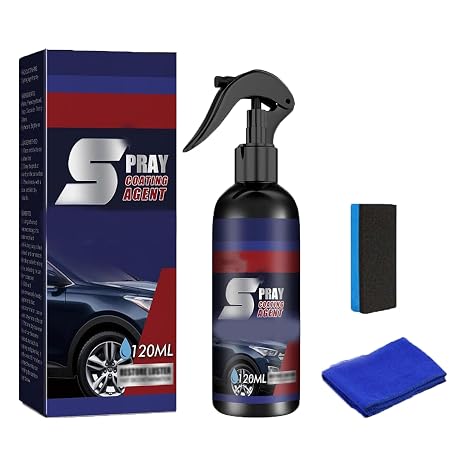 Car Spray, Car Coating, Car Polish, 2025 New Multi-Functional Coating Renewal Agent Spray, 3 in 1 CeramicCar CoatingSpray, CarCoating Renewal AgentSpray