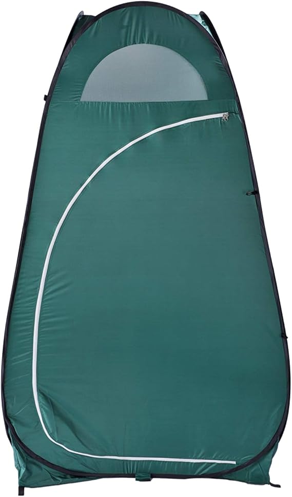 Portable Pop Up Shower Privacy Tent,Lightweight Single Toilet Shower Tents,Changing Room Dressing Tent,Waterproof Camping Shower Tents,with Carry Bag,for Picnic Beach Hiking Fishing (Army Green)