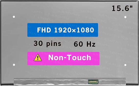 15.6" Screen Replacement for ASUS Zenbook PRO UX535LI | LCD Display Panel 30 pin (FHD 1920 * 1080 Non-Touch)