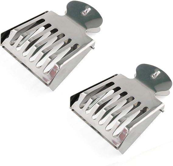 E-outstanding Bee Queen Clip 2PCS Beekeeping Stainless Steel Bee Queen Catchers Cages Beekeeper Catching Apiculture Beekeeping Tool