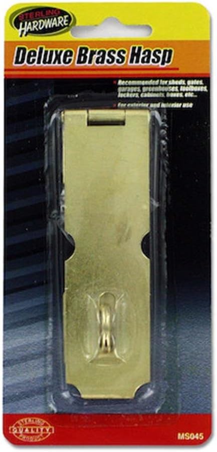 Deluxe Brass Hasp