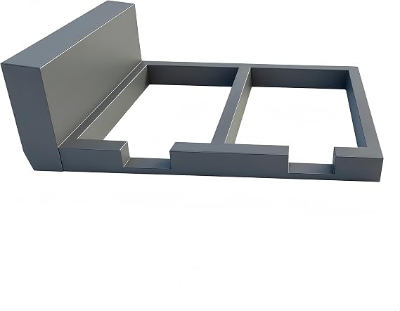 Dual Bitcoin Miner Frame Compatible with NMMiner, Stable Open Structure for Cooling & Organized Home Mining Setup