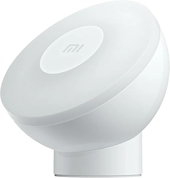 XIAOMI MI Motion Activated Night Light 2 - Bluetooth, 2800K Warm Yellow Light, No Visible Flicker, No Harmful Blue Light, 3 AA Batteries Last Over a Year (Not 2-Pack)