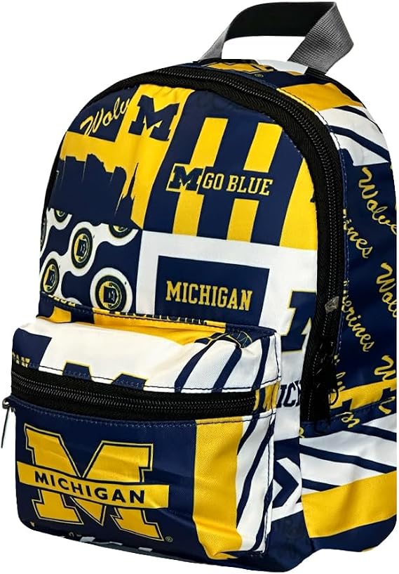 Pro Specialties Group Michigan Wolverines Mini Backpack TM1850, Muli