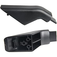 2 Pack Black Plastic Oven Handle Replacement Compatible GE (General Electric) Wall Stove/Oven/Range Replaces AP2019449 WB15K5069 268072 AH256613 EA256613 WB07X7321