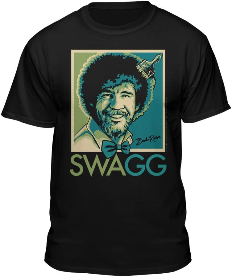 Bob Ross Painters Swagg Officially Licensed Unisex T-Shirt