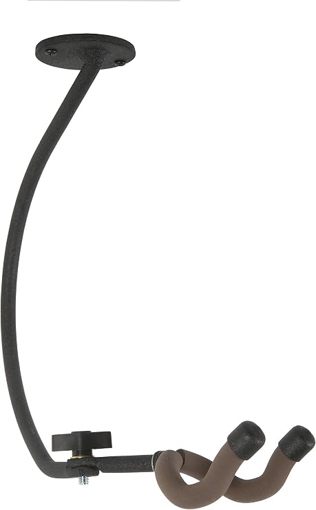String Swing Guitar Hanger - Ceiling Mount Holder for Electric Acoustic and Bass Guitars - Stand Accessories Home or Studio Wall - Musical Instruments Safe without Hard Cases- CC28RL-K