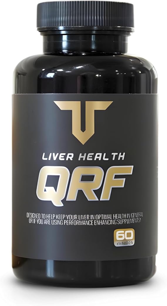 QRF Liver Support Supplement - NAC 600mg, TUDCA & Milk Thistle Extract - Liver Cleanse Detox & Repair, Bile Flow, Glutathione Booster - 60 Capsules