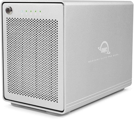 OWC Mercury Elite Pro Quad 24TB USB-C 10Gb/s RAID Storage with SoftRAID