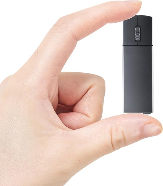 Wireless Mouse, 2.4GHz Ergonomic Mouse Small Handheld Finger Mouse 1200DPI Rechargeable Computer Mouse with Mouse Box,Portable Mini Mouse for Laptop Computer