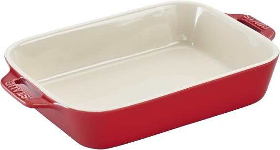Staub Ceramic 7.5-inch x 6-inch Rectangular Baking Dish - Cherry