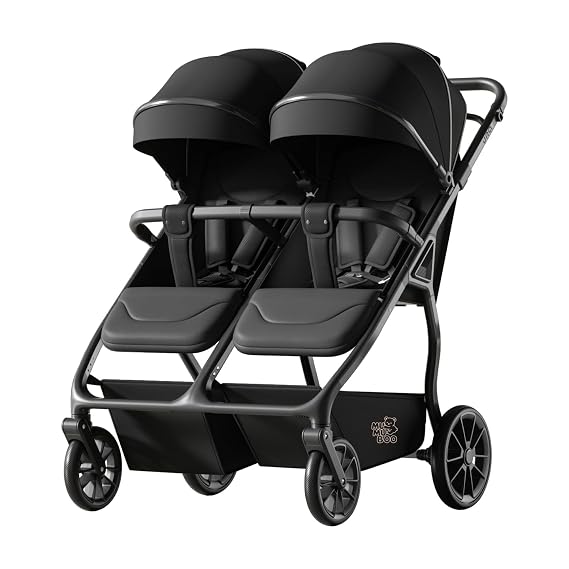 Twin Baby Stroller (Black)