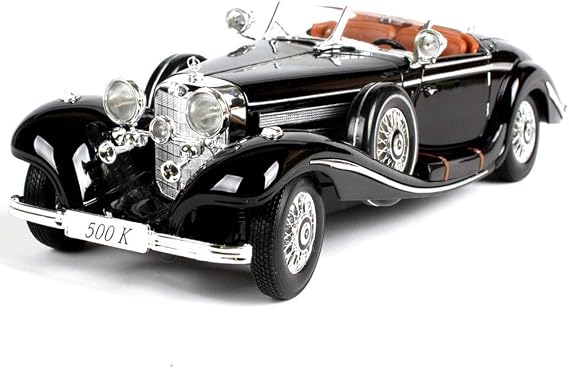 1:18 Model Car, Mercedes Benz 500K Simulation Alloy Car Model, Static Die Cast Car, Finished Model, Classic Goods