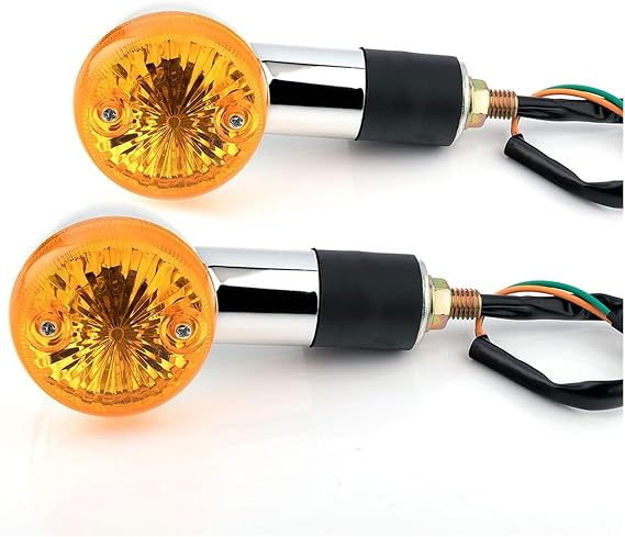 Turn Indicator 2pcs Motorcycle Turn Signal Lights Amber for ho&nda Shadow VT 750 1100 VTX 1300 1800 C Lighting Indicators Parts