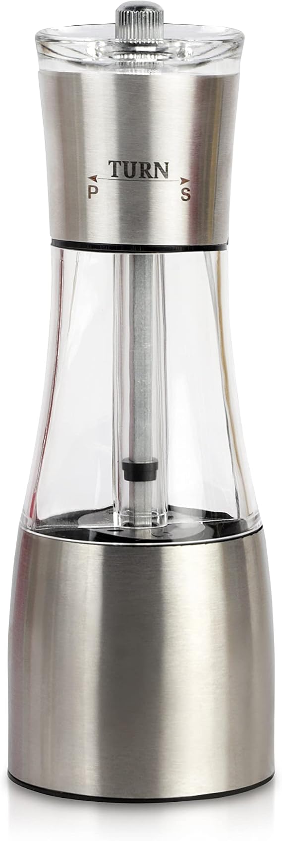 2 Sided Pepper Grinder Set - Salt and Pepper Grinder with Adjustable Coarseness, Perfect for Grinding Spices and Salt