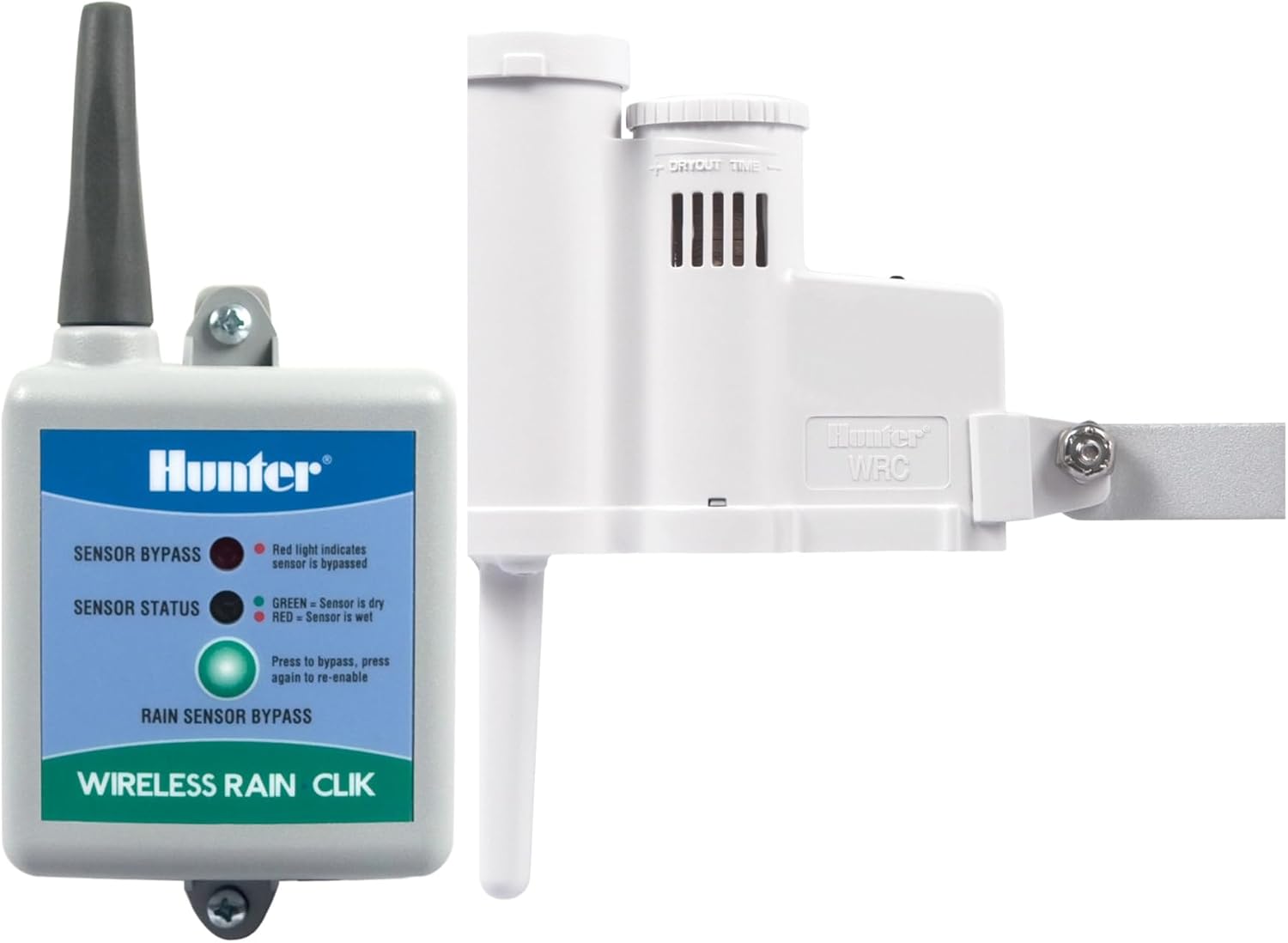 Hunter Industries Fluidra 44297 – WR Clik Sensor and Receiver Rain Inalámbrico. Fast Response.