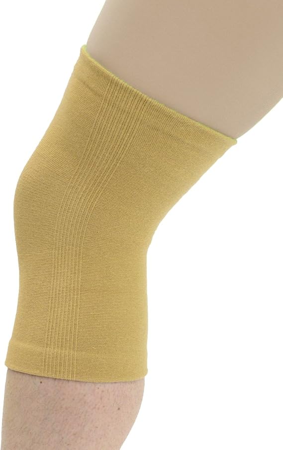 Maxar Cotton/Elastic Knee Brace - Beige Large