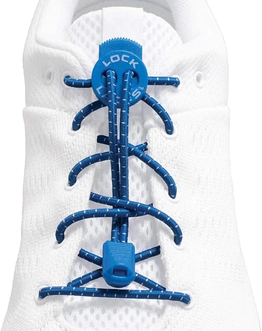 Lock Laces Royal Blue 48-inch Comfort-Fit Safety Shoelacing System