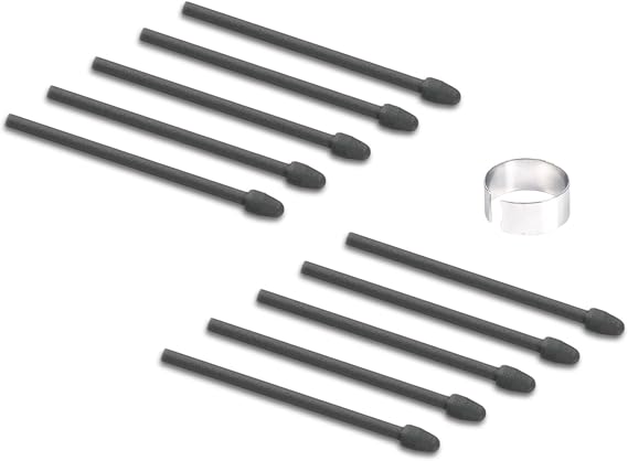10PCS Marker Pen Tips for Remarkable 1/2 Stylus Marker Pen Plus Replacement Soft Nibs,Tips with Tool (10 PCS/2B)