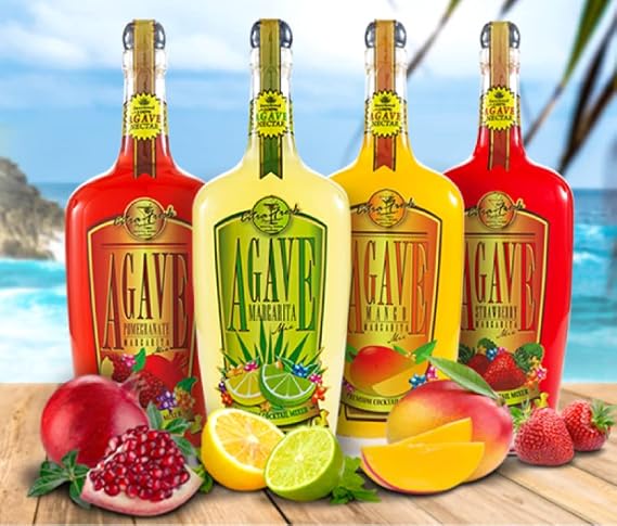 Premium Agave Margarita Mix Variety 4-pack 24.5 fl. oz. Bottle Case