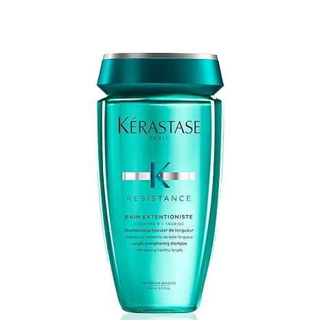 Kerastase Resistance Bain Extentioniste Shampoo - Length Strengthening Shampoo For Damaged Hair, Protects Hair and Scalp from External Aggressors