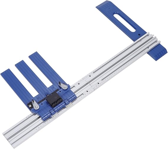 Ejoyous Circular Saw Guide Rail, Woodworking Track Saw Guide Rail Aluminium Alloy Rip Cut Circular Saw Guide Circular Saw Accessory for Carpenter