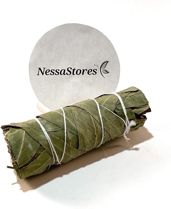 NessaStores - Bay Leaves Smudge Stick 4" Bundle #JC-169 (12 pcs)